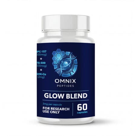 Glow Blend Capsules 2mg 60ct by Omnix Peptides — research-grade capsules